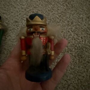 Classic Nutcracker Toy Soldier - Red and Blue